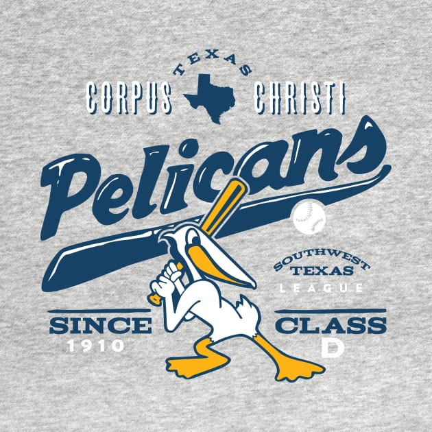 Corpus Christi Pelicans by MindsparkCreative